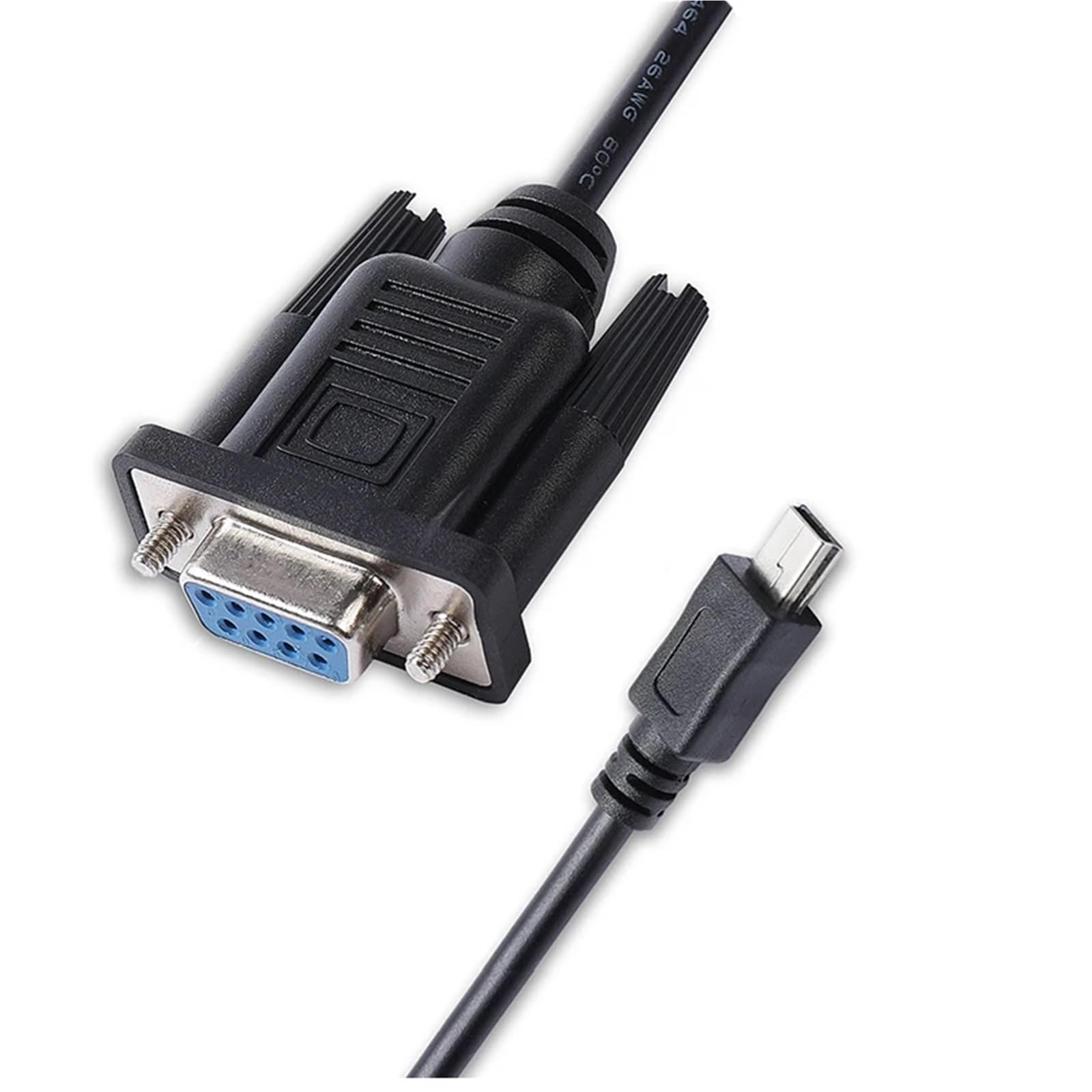 Cavo dati seriale RS232 for download da D-Sub DB9 femmina a Mini USB(1m)