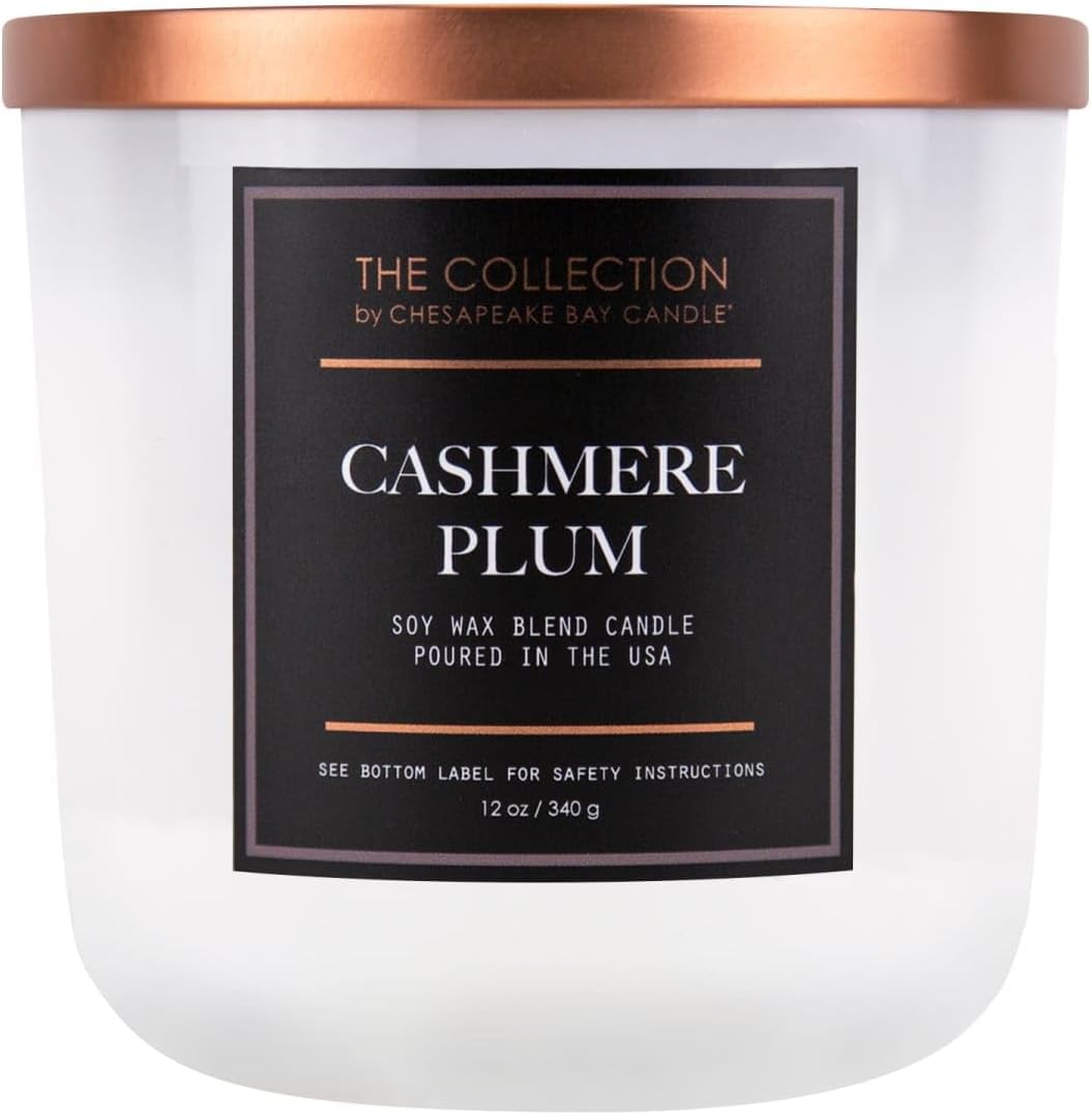 Chesapeake Bay Candle The Collection Two-Wick Scented Candle Cashmere Plum Medium Jar