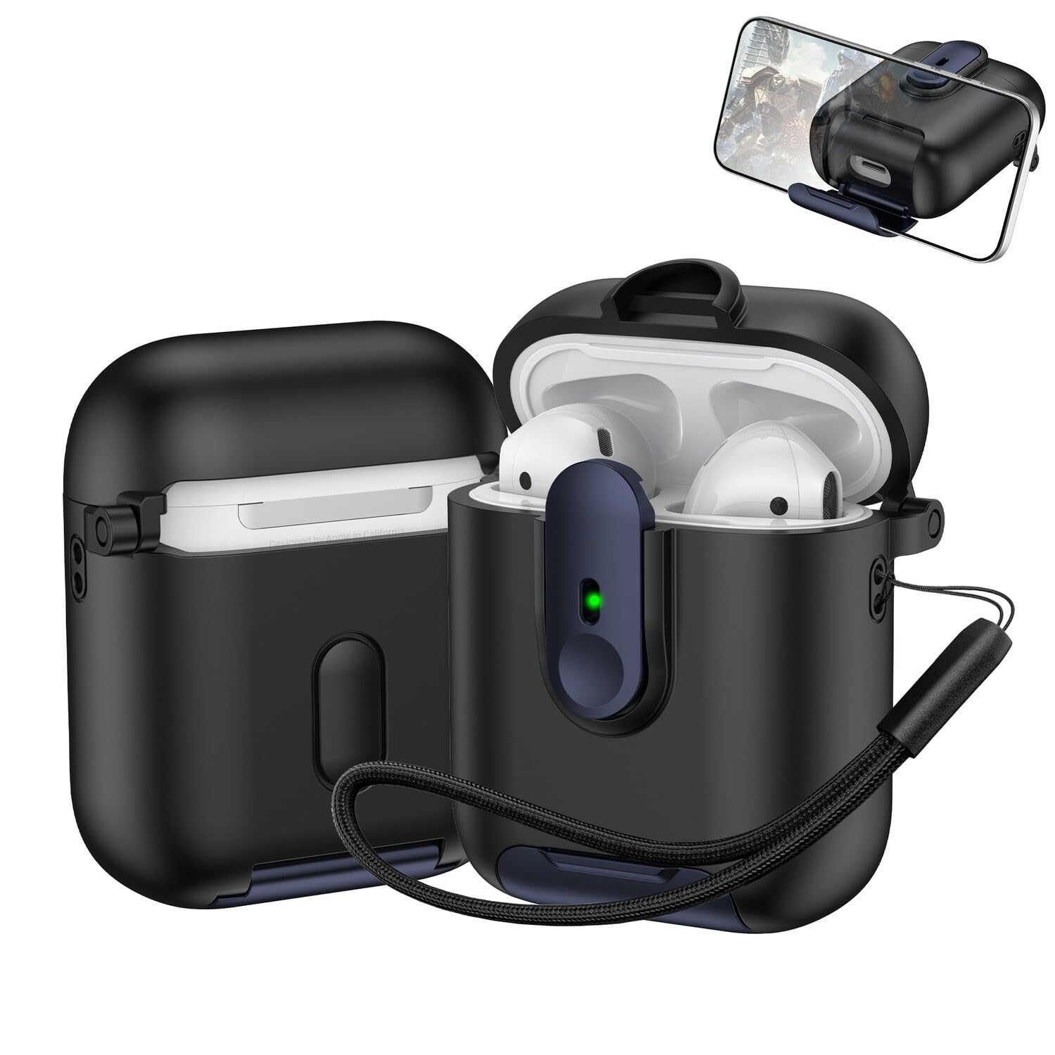 Coque AirPods 4 silicone rigide idéale pour vos déplacements urbains - 7