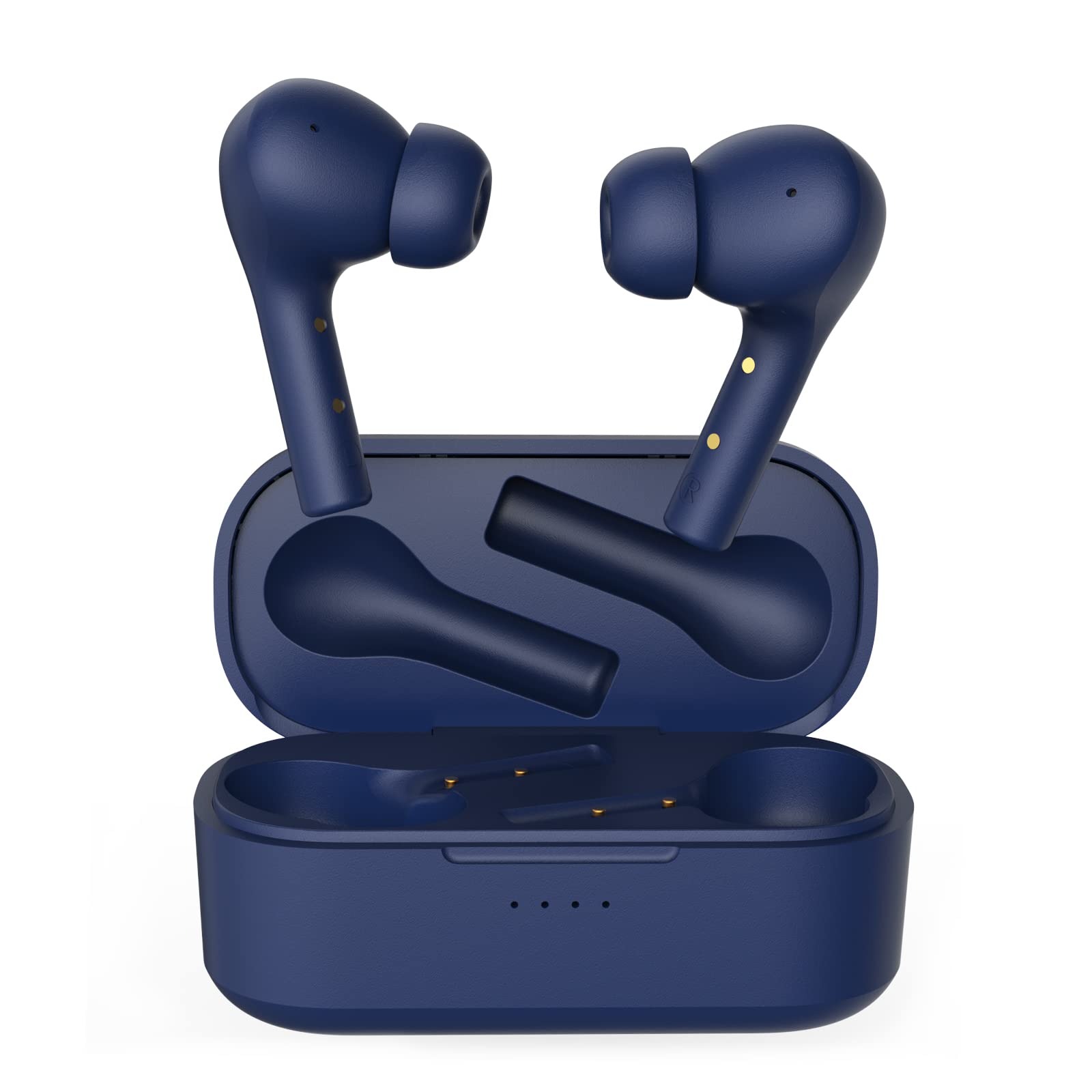 WENKEY Wireless Earbuds,Bluetooth 5.3 In Ear Headphones with ENC Noise Canceling,Pure Bass Sound,with 4 Mics,Touch Control,50H Playtime,IPX6 Waterproof Sport Wireless Earphones