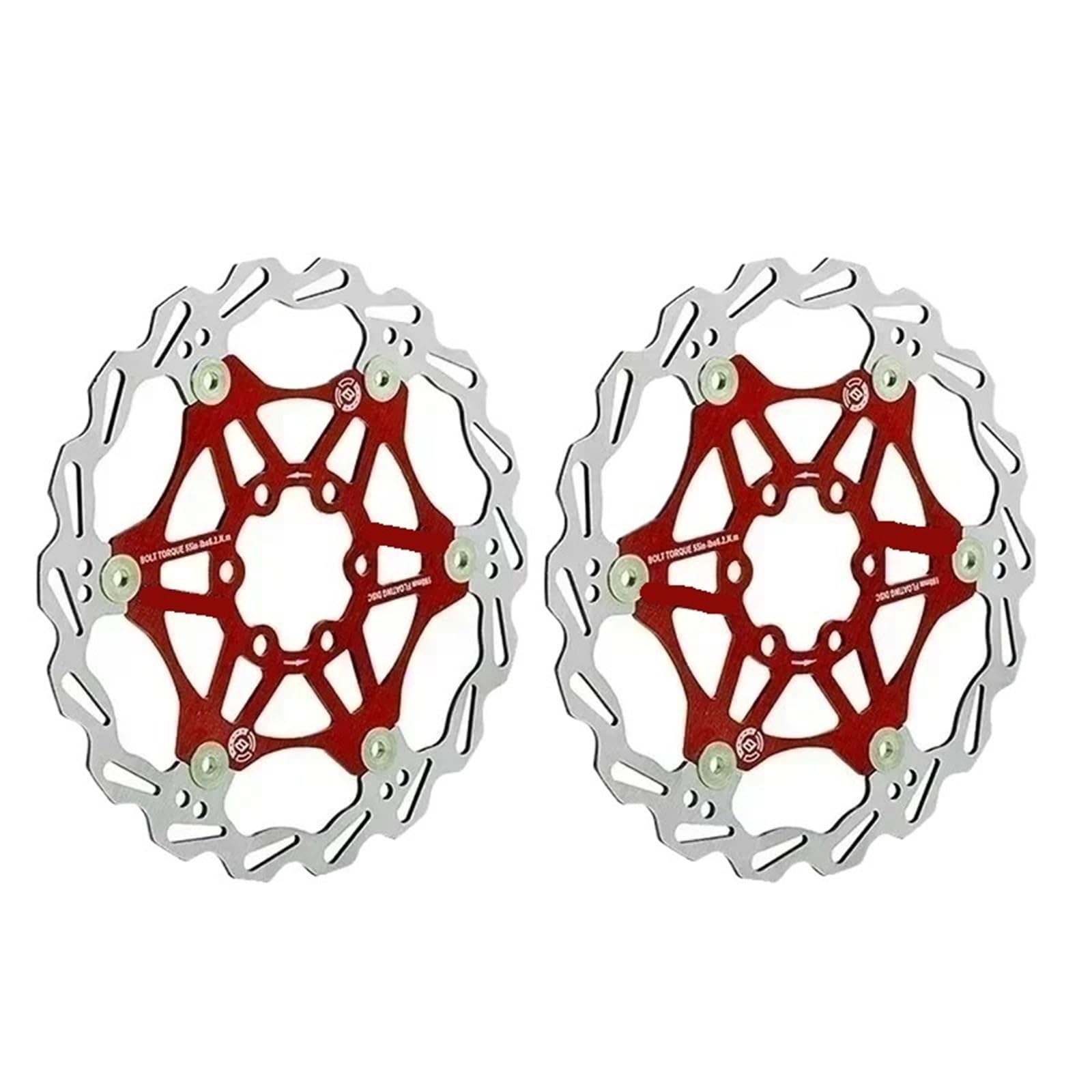 Generico Compatibile con rotori a Disco in Due Pezzi a 6 bulloni | Il design in due pezzi si adatta ai mozzi a 6 bulloni. Seleziona la taglia for la distanza dal telaio.