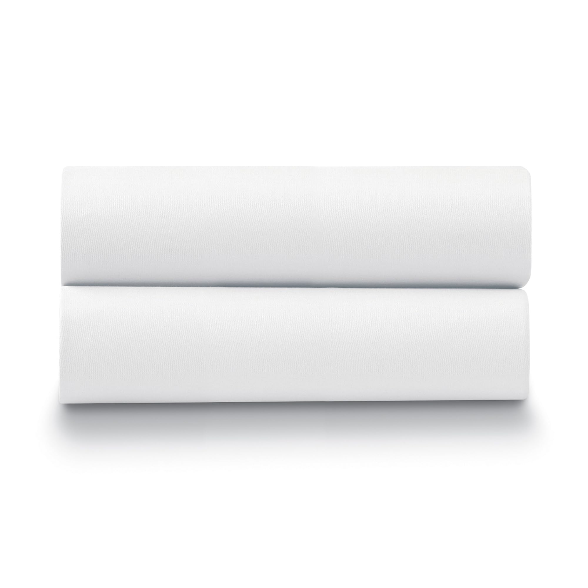 Ella Jayne 100% Cotton Sateen 500 Thread Count Pillowcase Set - White - Standard/Queen