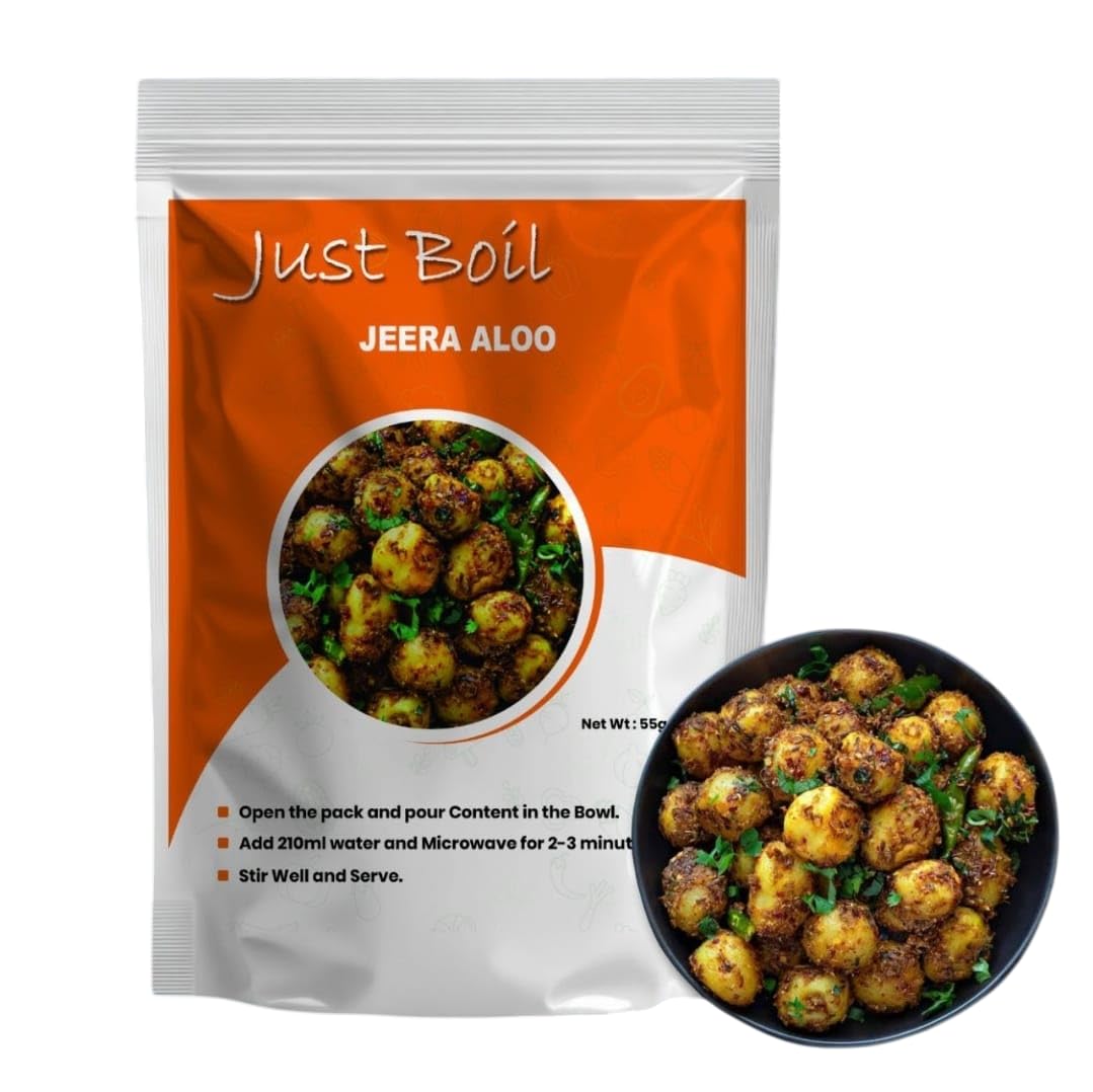 Just Boil - Jeera Aloo (Ready-to-Cook, Packed Food) Jeera Aloo is a classic North Indian dish-image-34