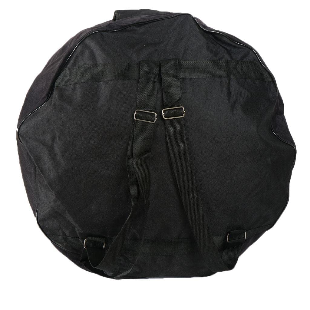 F Fityle Housse de de Sac En Tissu Oxford pour Grosse Caisse pour Pièces de Percussion de, Noir, 25 pouces