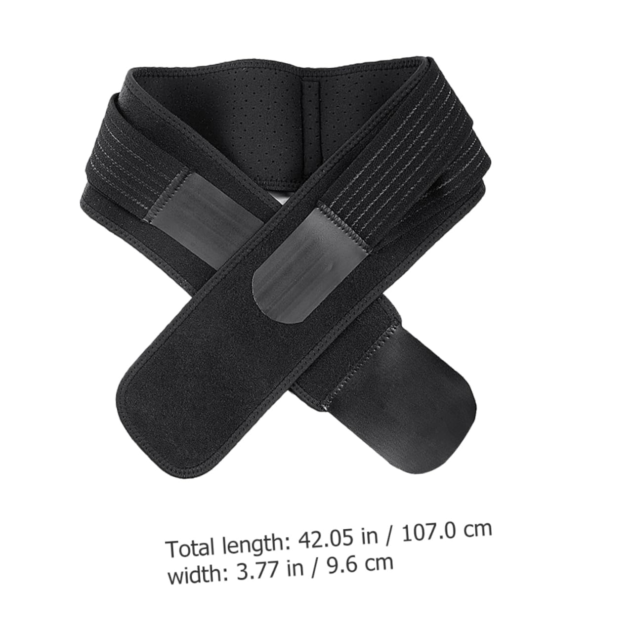BUTIFULSIC Webbing Neoprene Material Wear-resistant Belly Brace Latex Silk Black Belly Brace Daily Use Belly Support Nylon Sports Waist Brace