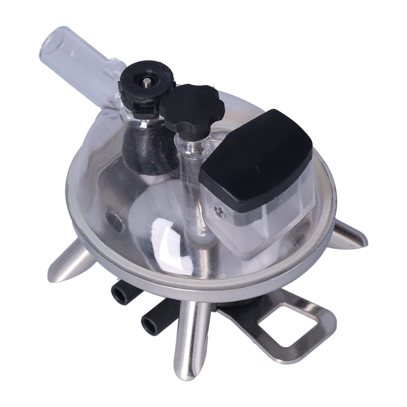 Collecteur de lait de vache 240 ml, collecteur à griffe pour machine à traire agricole, avec base en acier inoxydable, outil de collecte de lait en polysulfone haute capacité pour