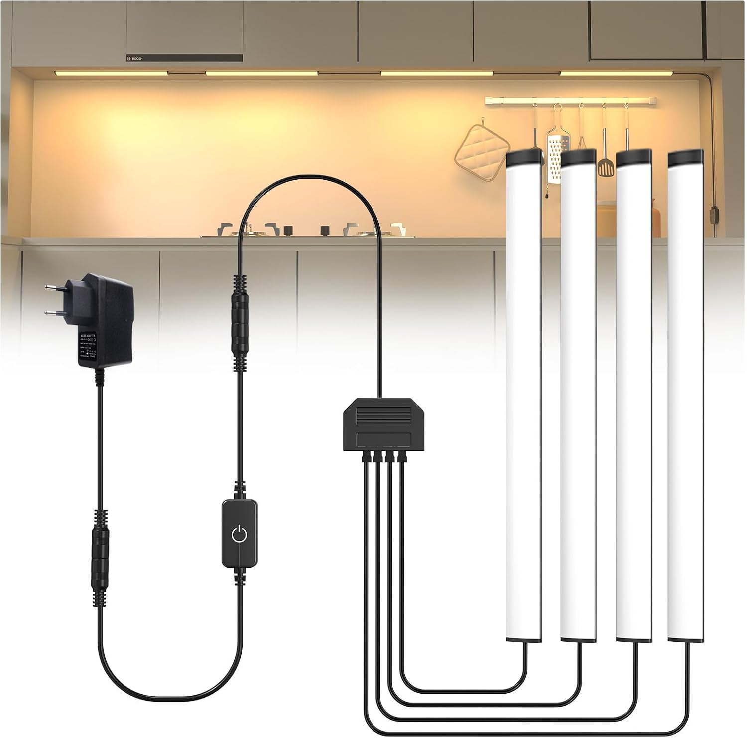 Lustaled Réglette LED Cuisine Sous Meuble 4x30cm