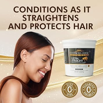 Dominican Magic Ultra Straight No Lye Hair Relaxer