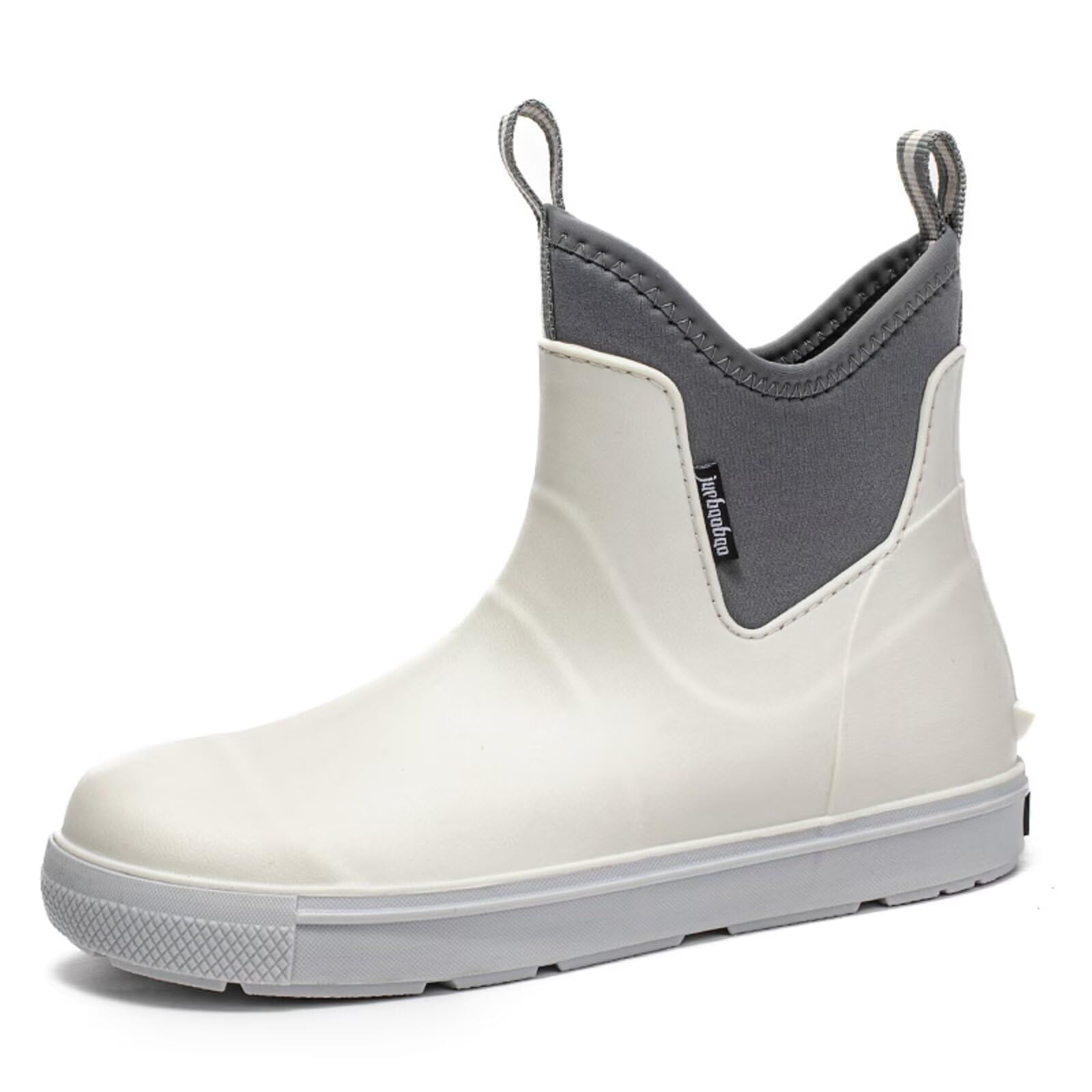 Bottes de Pluie Homme Bottes Caoutchouc Bottine Imperméable Chelsea Boot Chaussure de Jardin Étanche Boots Extérieure pour Randonnée et Travail