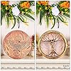 Shaman Drum 10 Inch Handmade Shamanic Drum Hand Drum With Drum Stick Tree of Life Sound Healing Tool For Spiritual Music, Reflection Meditation(Bird) #5