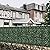 Moeput Faux Ivy Privacy Fence Screen Outdoor Expandable Artificial Greenery Roll Fake Hedge Wall Patio Green Plastic Leaf Plant Vine Grass Panels Gate Covering for Garden Yard Balcony (197 X 40 in)