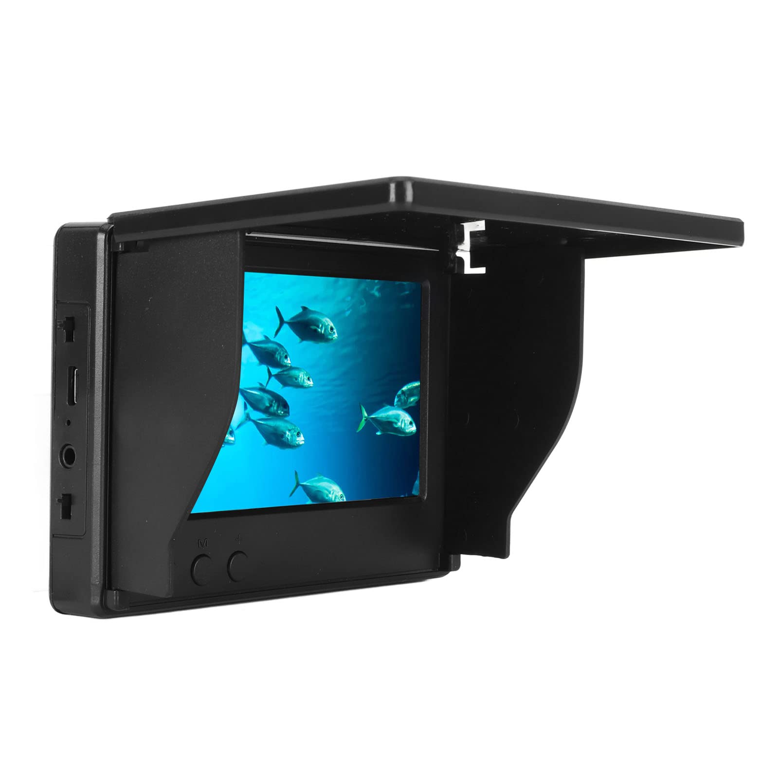 Videocamera per la Pesca Subacquea, Fish Finder Monitor LCD da 4,3 Pollici Fotocamera Impermeabile 1000TVL Fotocamera Subacquea con Luci a LED IR, per Lake Sea Boat Kayak Ice (30 m / 98,43 piedi