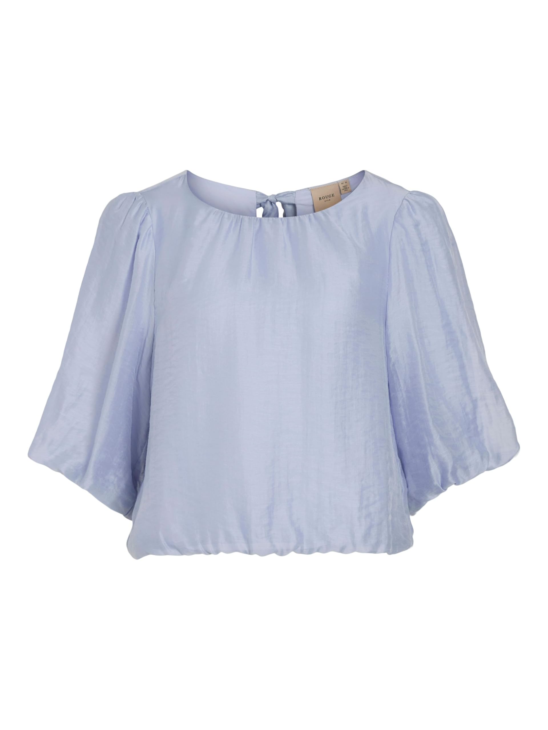 Vila Short Sleeved Top Back Tie