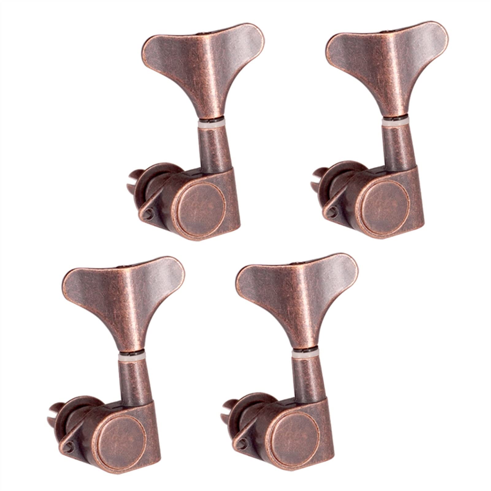 Stimmwirbel Gitarrensaiten Packung Von 4 Bass Tuning Pegs Keys Maschinenkopf Tuner Für Bass Lila Bronze 4L Zinklegierung Feststoff