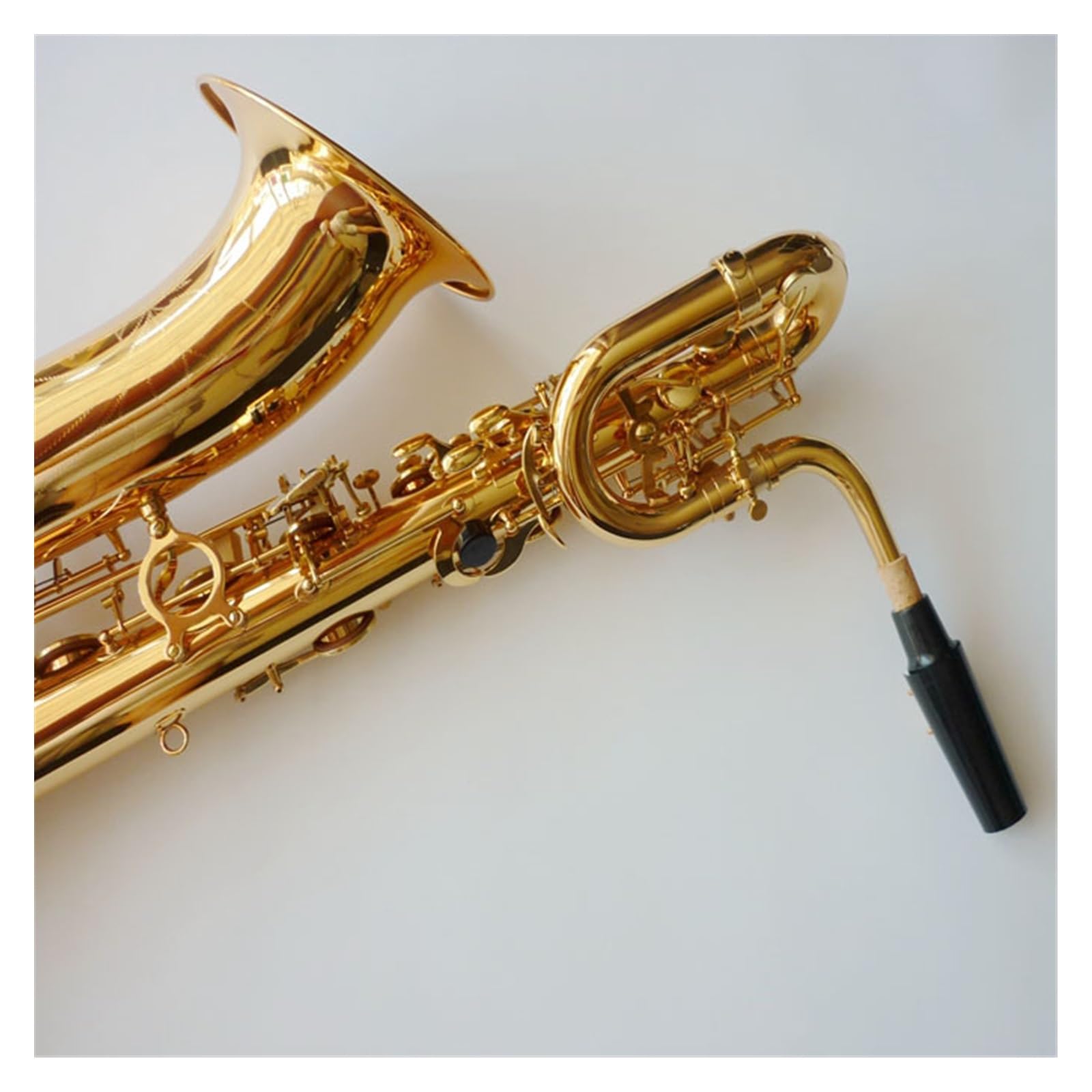 Amazon | バリトンサックス楽器 Eb 真鍮管ゴールド LacquerSax E