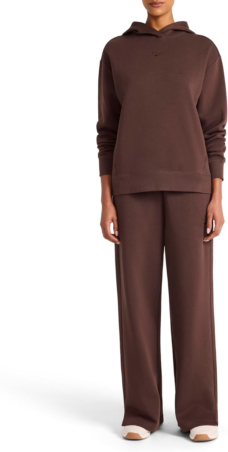 Reebok Women’s Swift Hoodie Set, Standard Fit, Midweight Cotton-poly Fabric