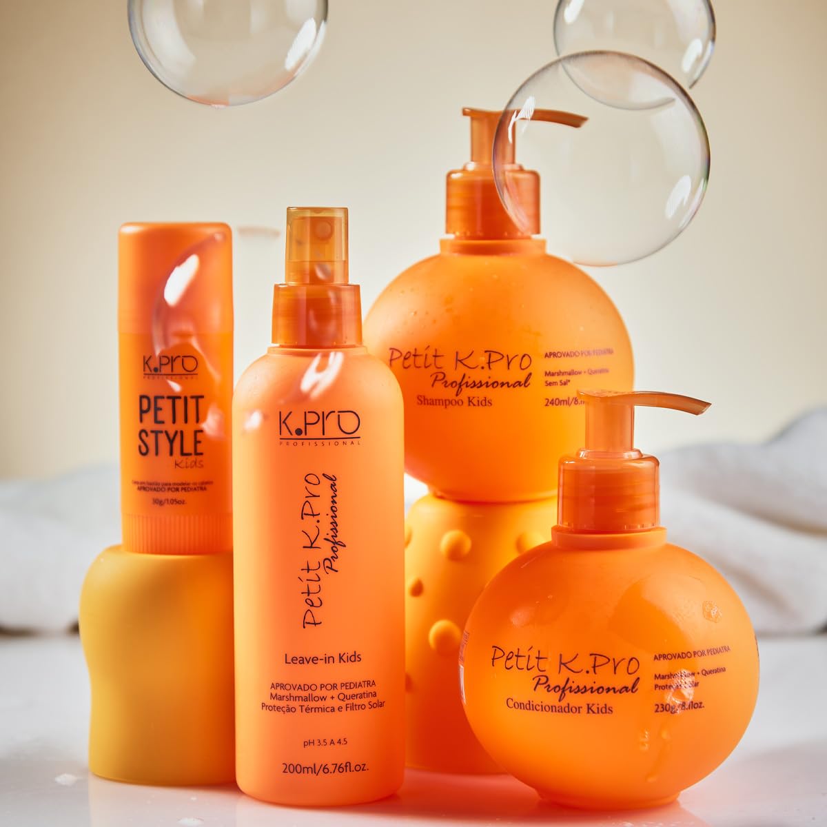 Kit KPro Profissional Petit Kids Cera Bastão Modeladora 30g (2