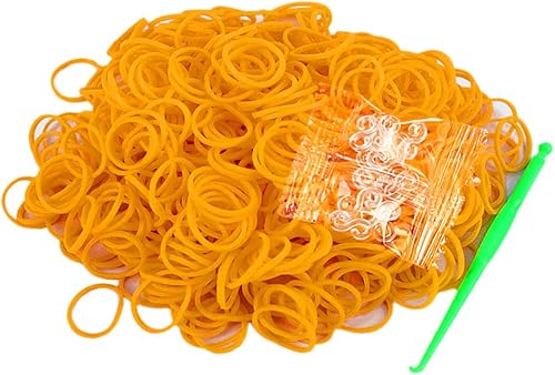 Vista 11 de Kit de 3000 bandas de goma de telar con 75 clips, 5 ganchos, kit de fabricación de pulseras de primera calidad para niños, tejer, regalo