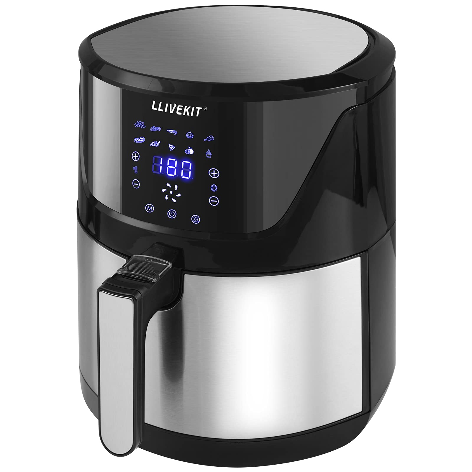 Buy LLIVEKIT 10In1 Air Fryer Large Family Size 5 Quart Hot Air Fryer
