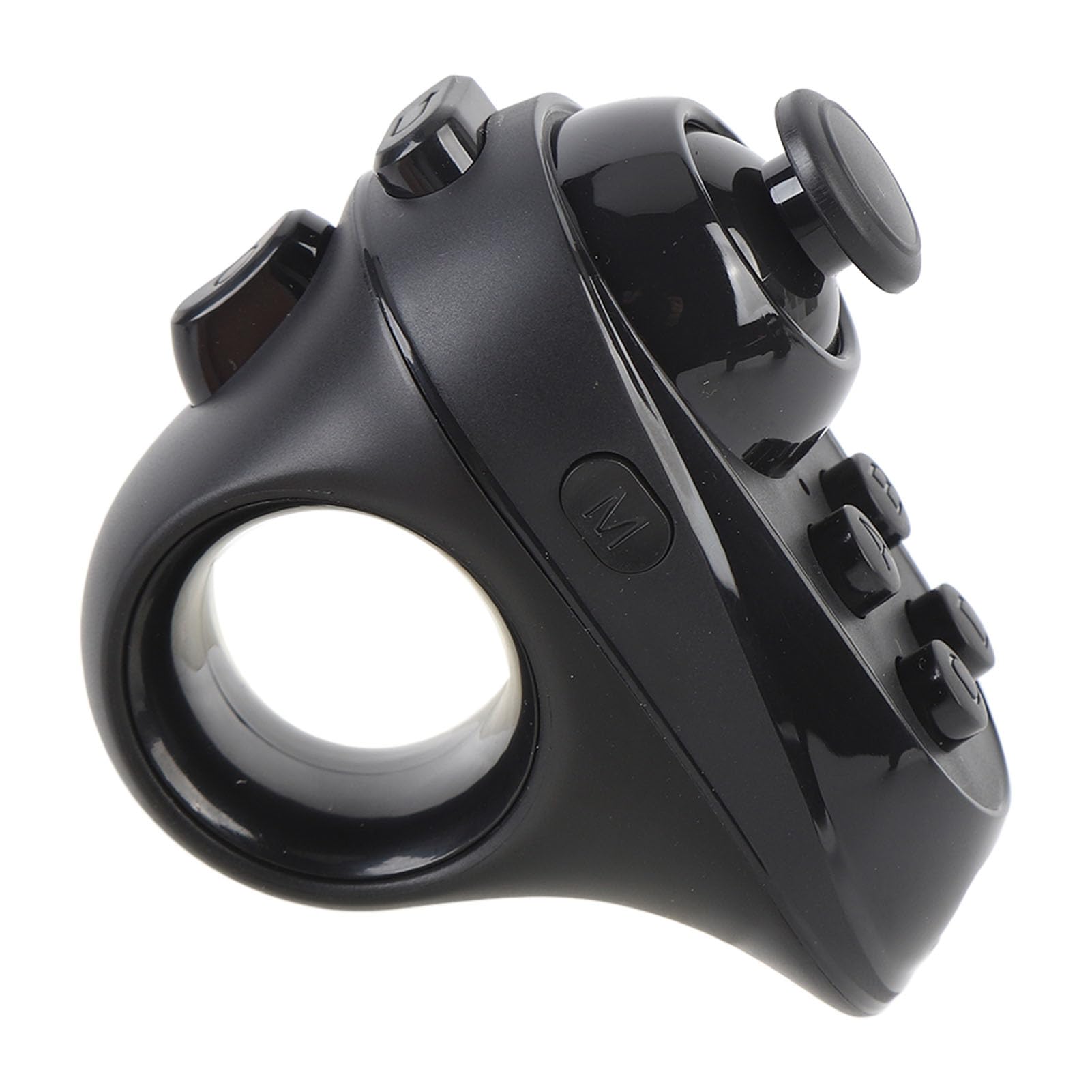 PUSOKEI Contrôleur de télécommande VR Manette de jeu Bluetooth, Manette de jeu VR sans fil Contrôle vidéo VR, selfie, page Flip E-Book/PPT/Nook, souris, réglage du son, pour smartphone