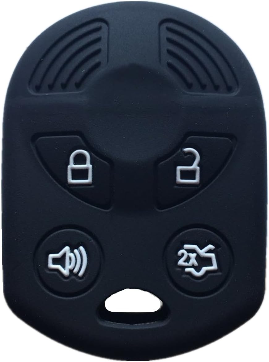 Rpkey Silicone Keyless Entry Remote Control Key Fob Cover Case protector Replacement Fit For Ford Lincoln Mercury OUCD6000022 164-R8046 164-R7040 CWTWB1U722
