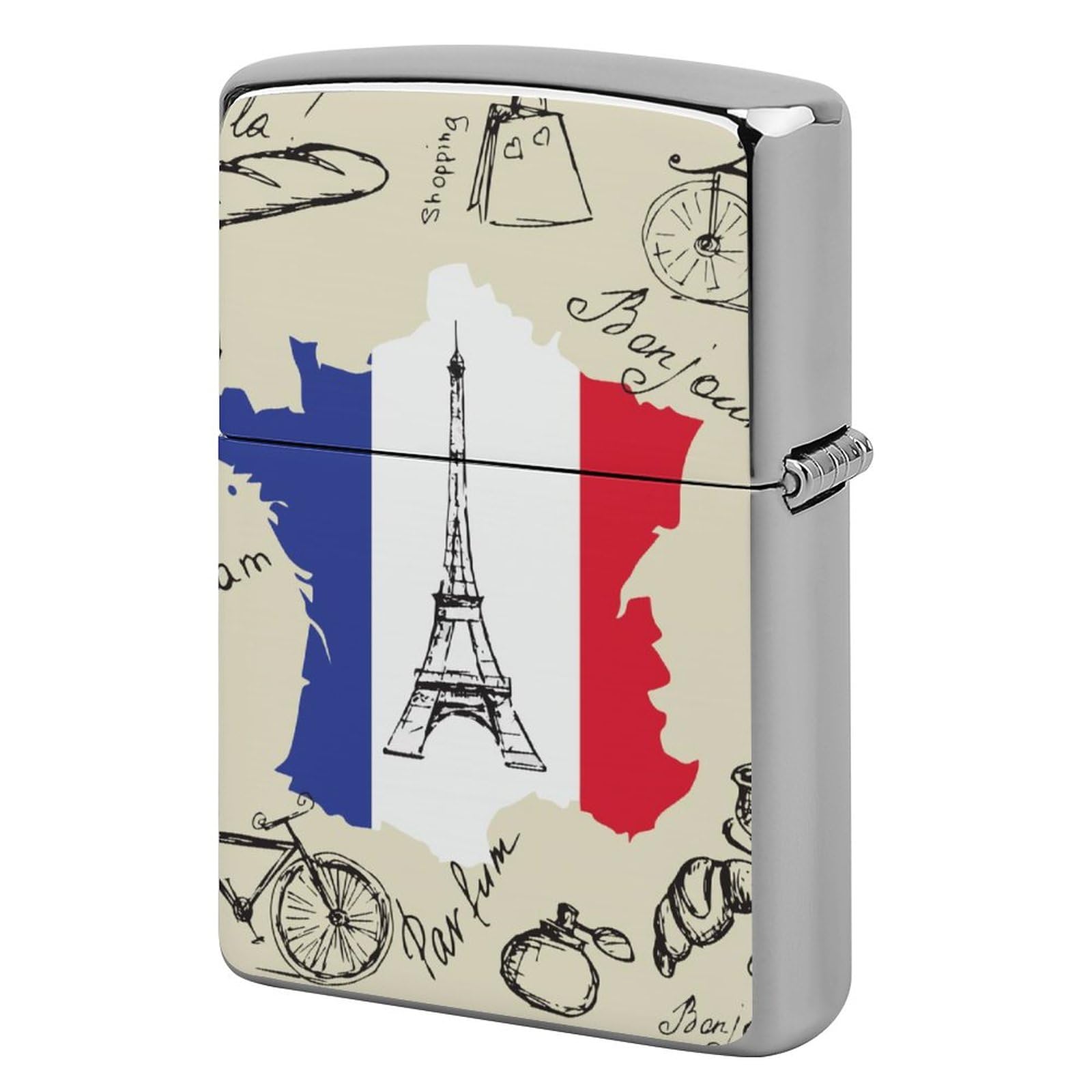 Amazon.co.jp: Zippo Lighter Case, Zippo Lighter Cover, Eiffel 