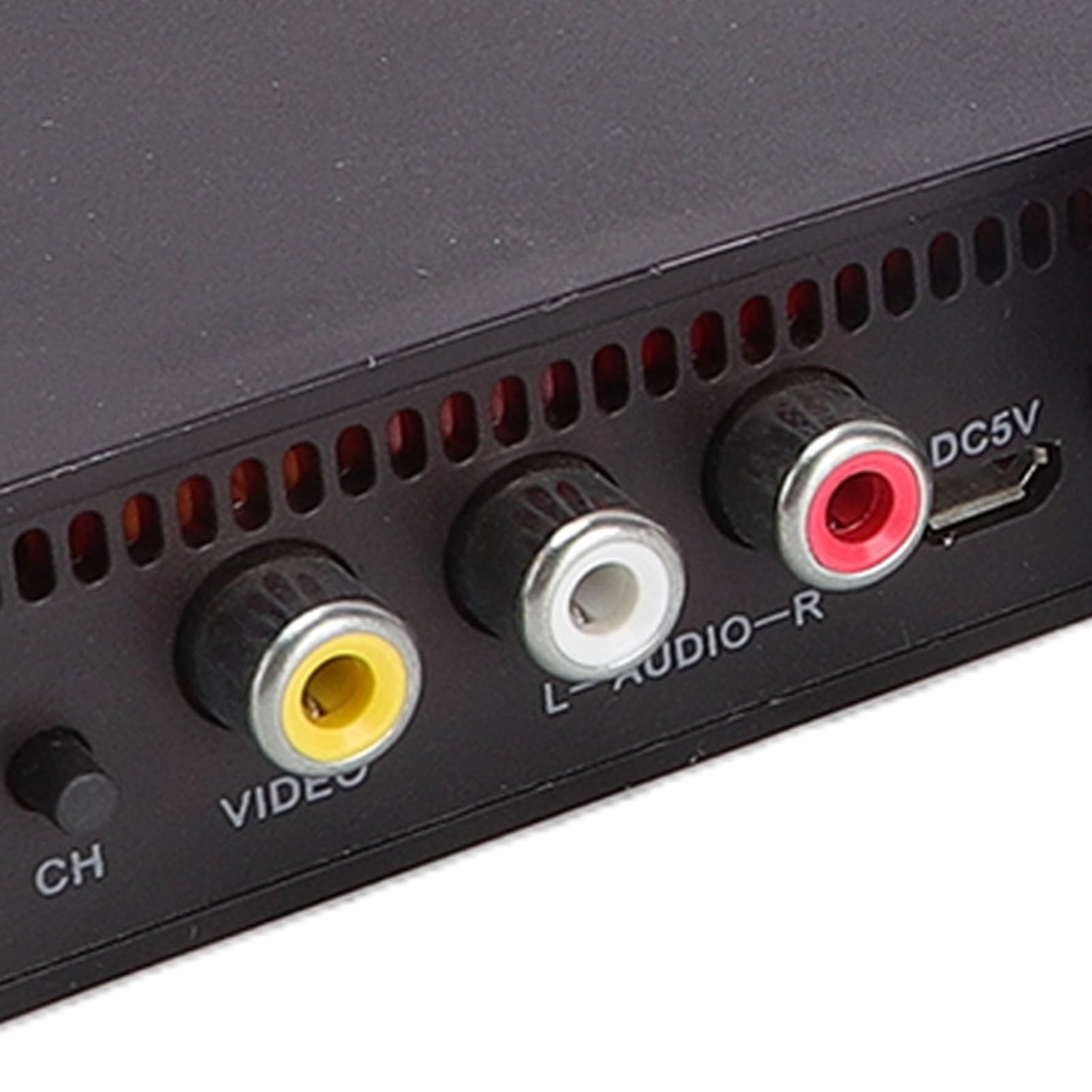 Annadue Bezprzewodowy Odbiornik-nadajnik AV 5,8 GHz, Zasięg 500 M | 8 Kanałów do Wyboru, do Rejestratora DVD, Bezprzewodowego Systemu Przesyłania Wideo, z Kablem IR