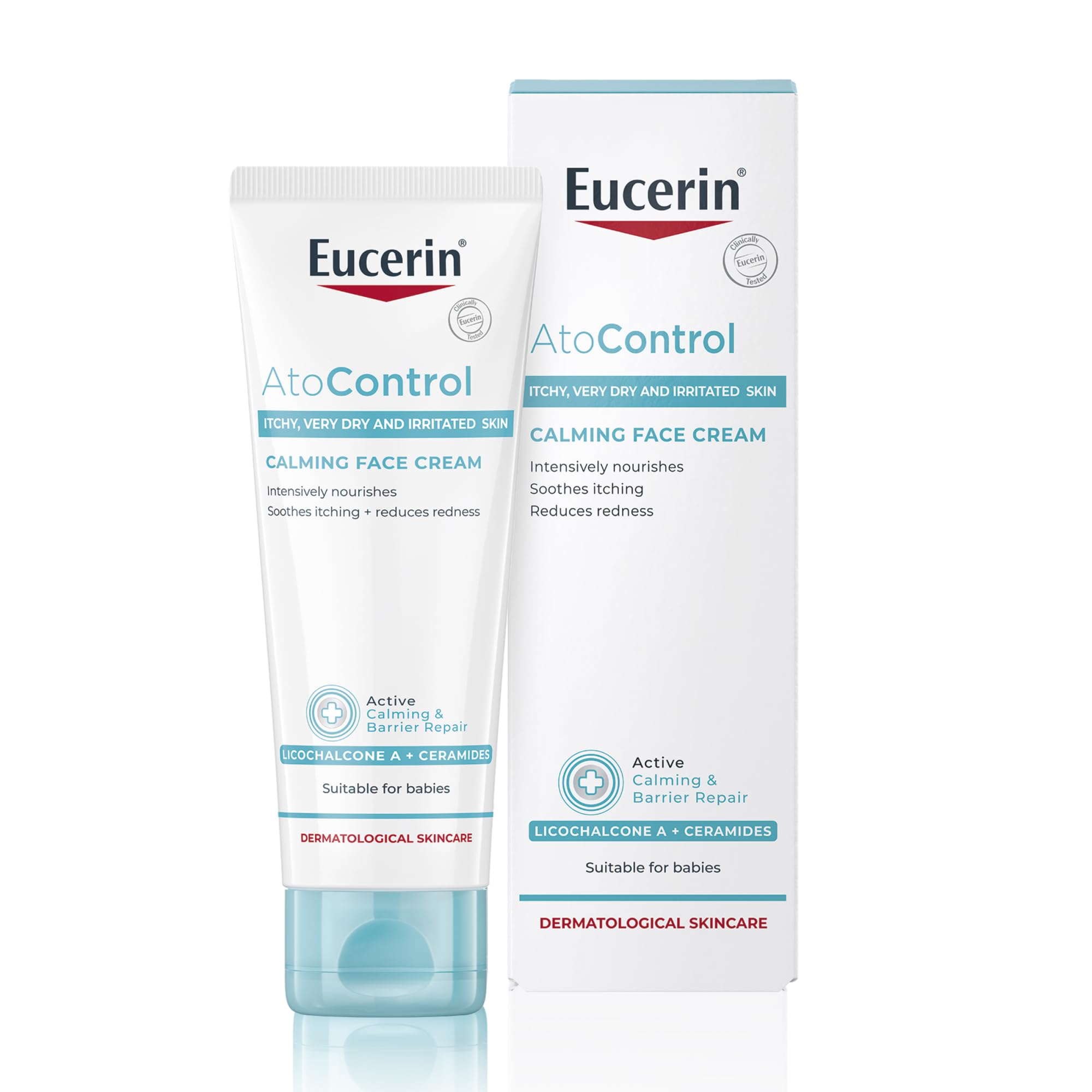 AtoControl Face Care Cream for Reduces Redness and Itching, 50ml