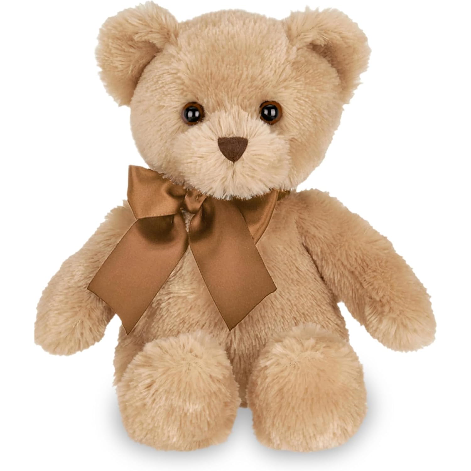 Bearington Lil' Honey Teddy Bear Stuffed Animal - 12" Brown Plush Bear Toy with Soft Fur and Classic Design - Washable Teddy Bears for Girls - Adorable Gift for Kids, Babies, and Animal Lovers