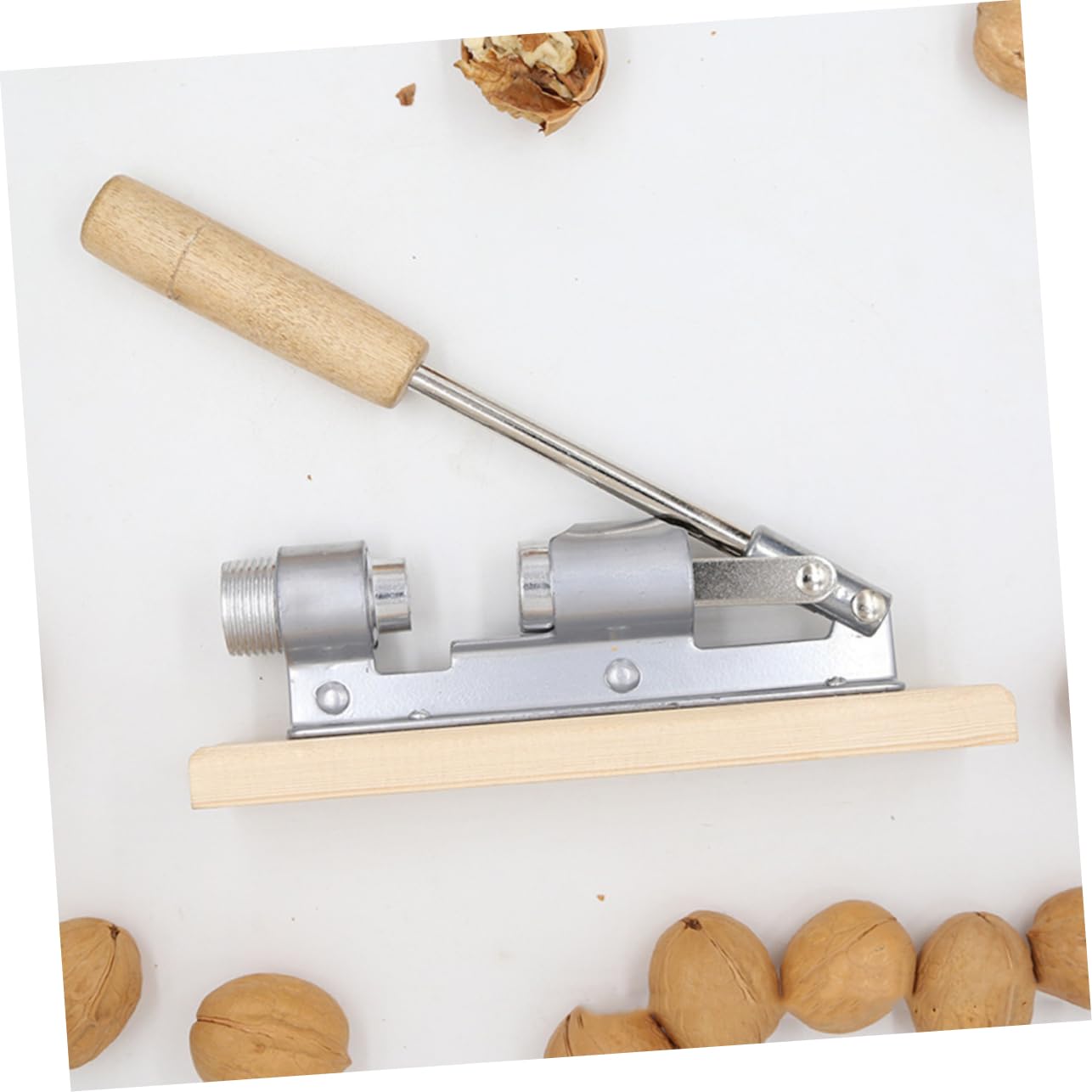LABRIMP Casse-Noisette Mécanique en Alliage D’Aluminium Argenté