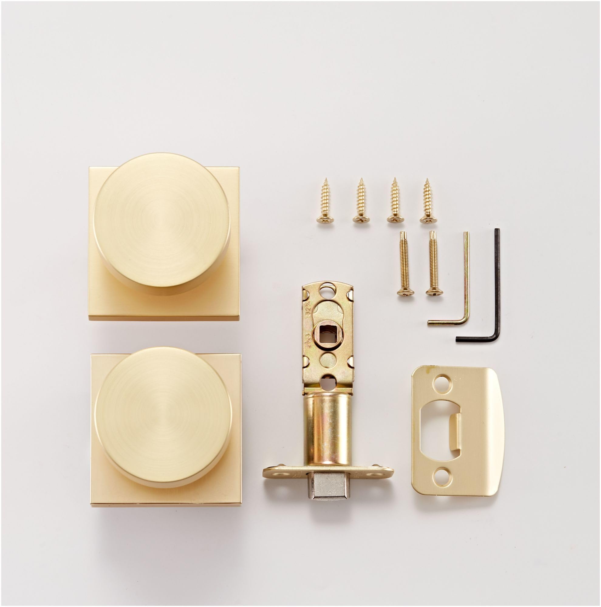 Sure-Loc ZH102-SQ Zurich Privacy Door Knob Set with Square Rose
