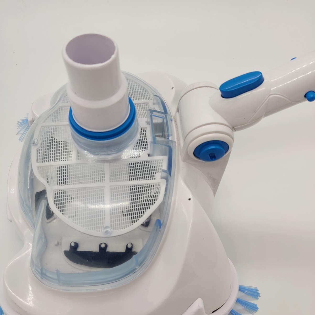 Cabilock Pool Rechargeable Spa Vacuum Brush Pool Cleaning Head Brush Cover for In-ground