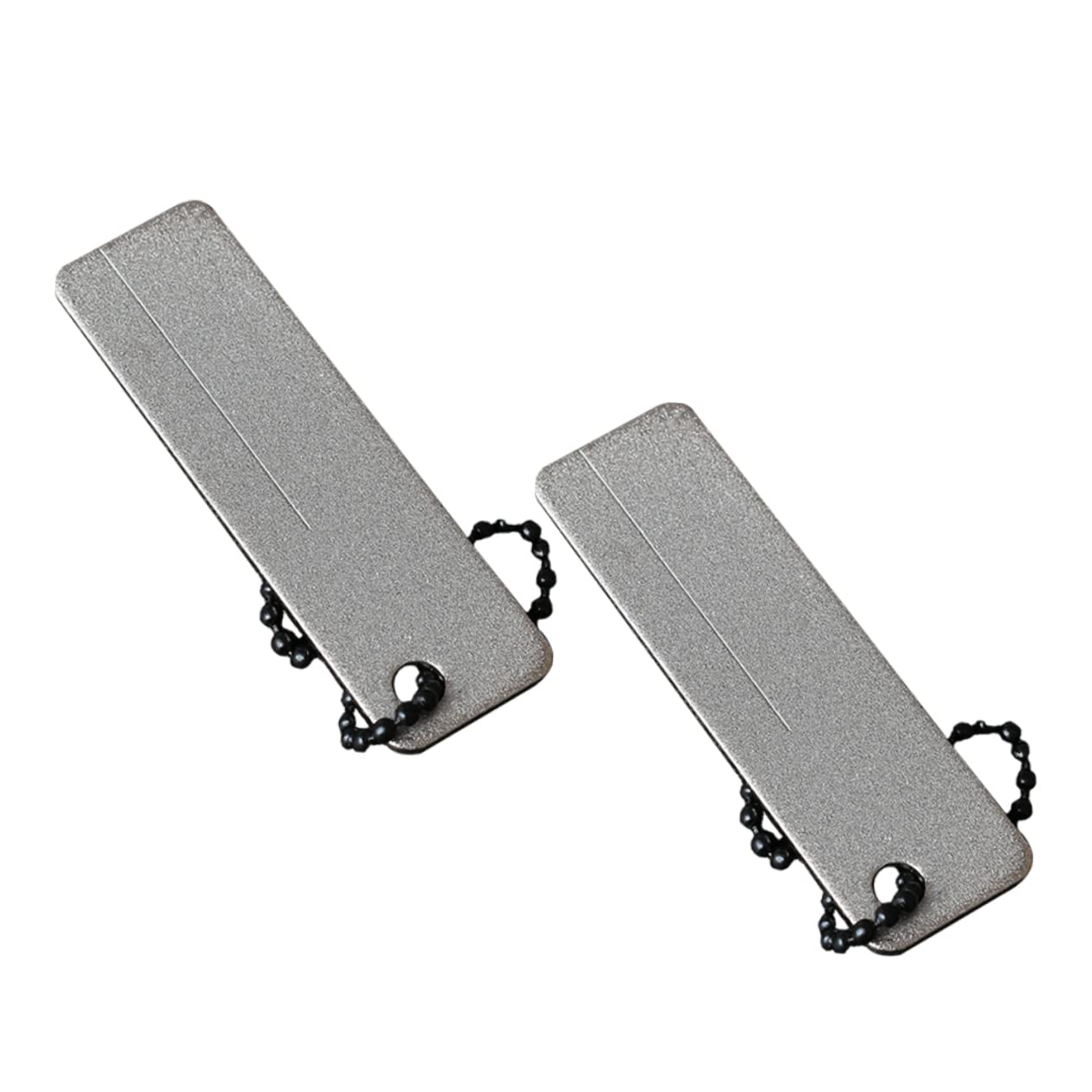 HOLIDYOYO Outdoor Mini Grinding Tools 2pcs Sharpening Stone Knife Sharpeners Fishhook Nail File