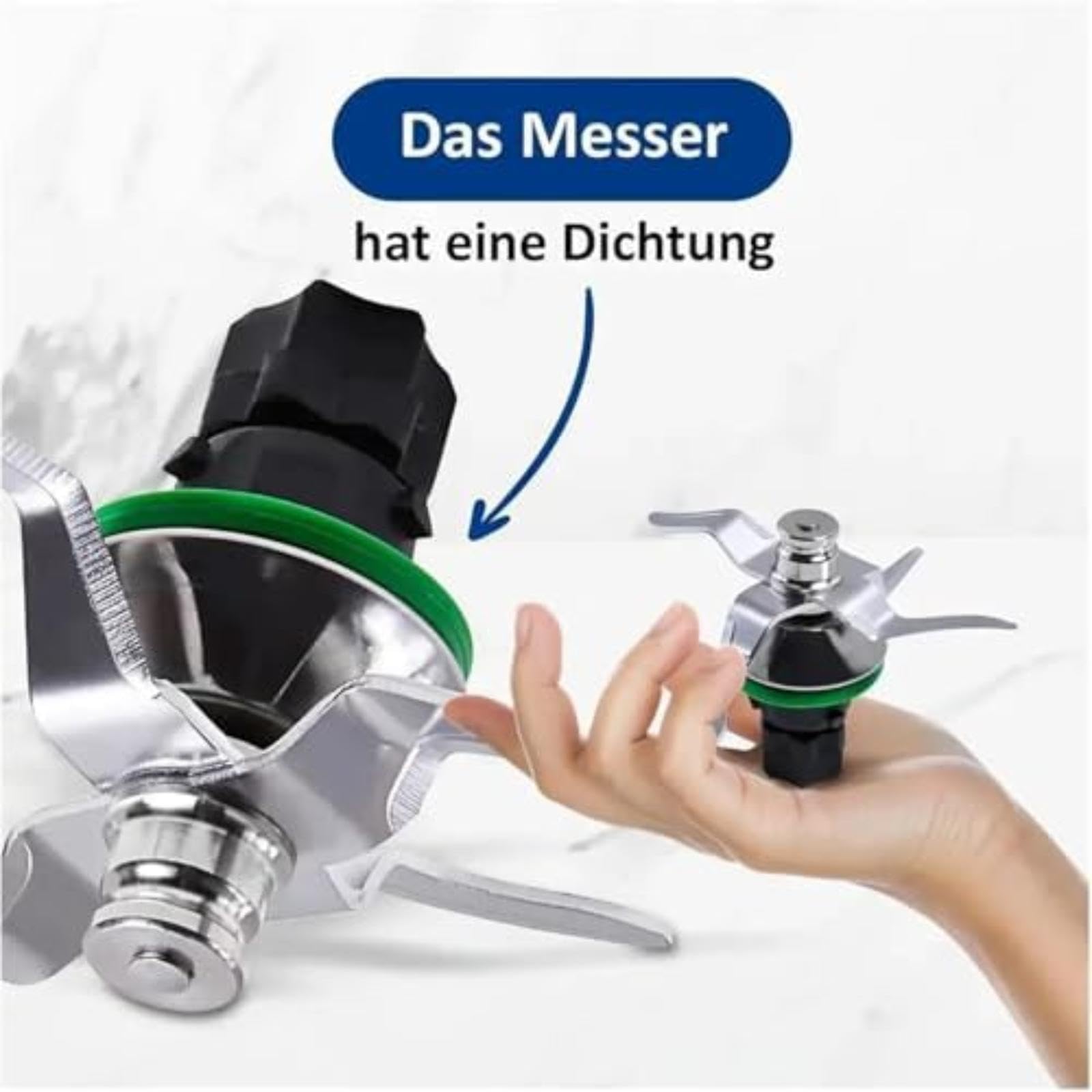 für Mixer, Passend für Blade Kit, für Blades Cooking Mixed Knife Replacement, Passend für Thermomix, für Tm5 Tm6, für Mixer Klingenersatz