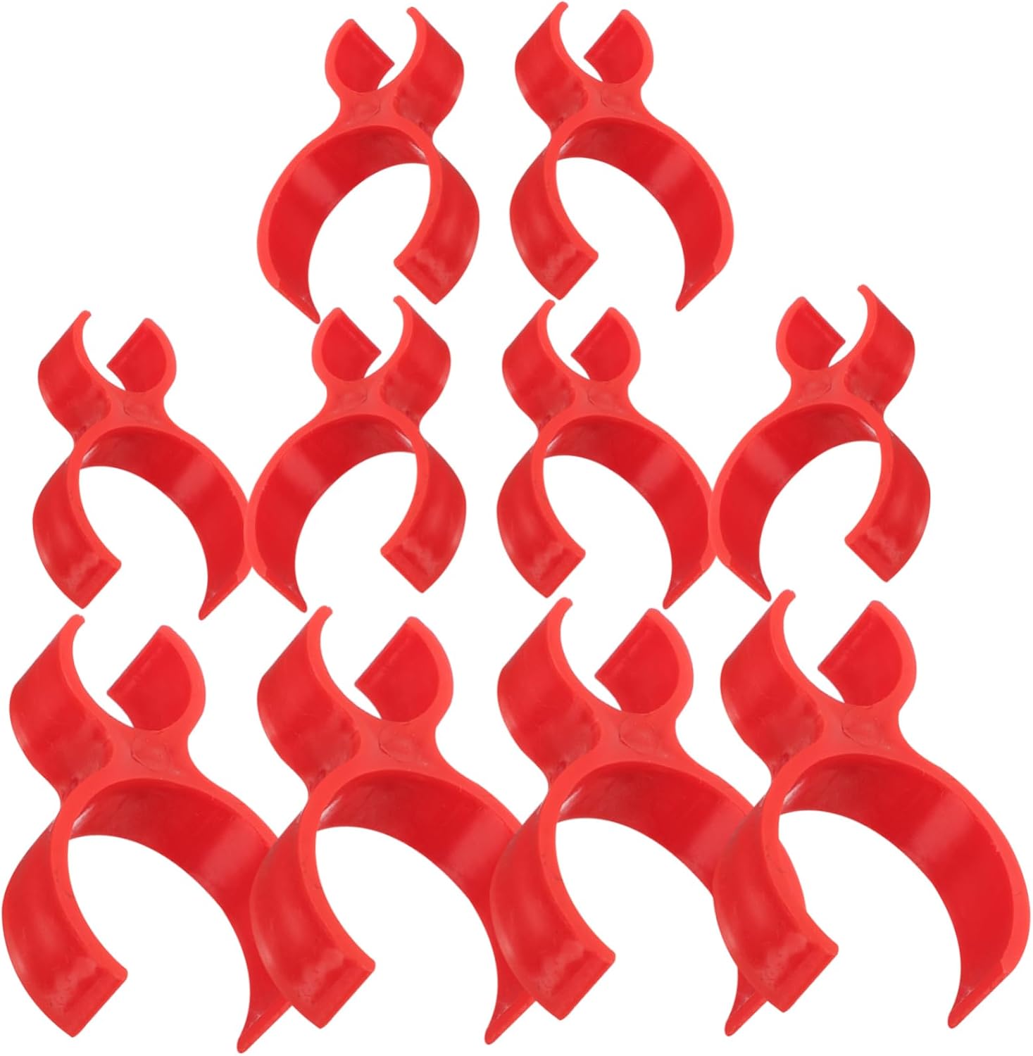 ULTECHNOVO 40pcs Cake Candle Clips for Cake Holders Safety Clips for Parties and Home Use Single Design