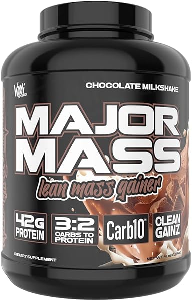 VMI Sports | Major Mass Lean Mass Gainer | Mass Gainer Protein Powder for Muscle Gain | Weight Gainer Protein Powder for Men | Weight Gainer for Women (Chocolate Milkshake)