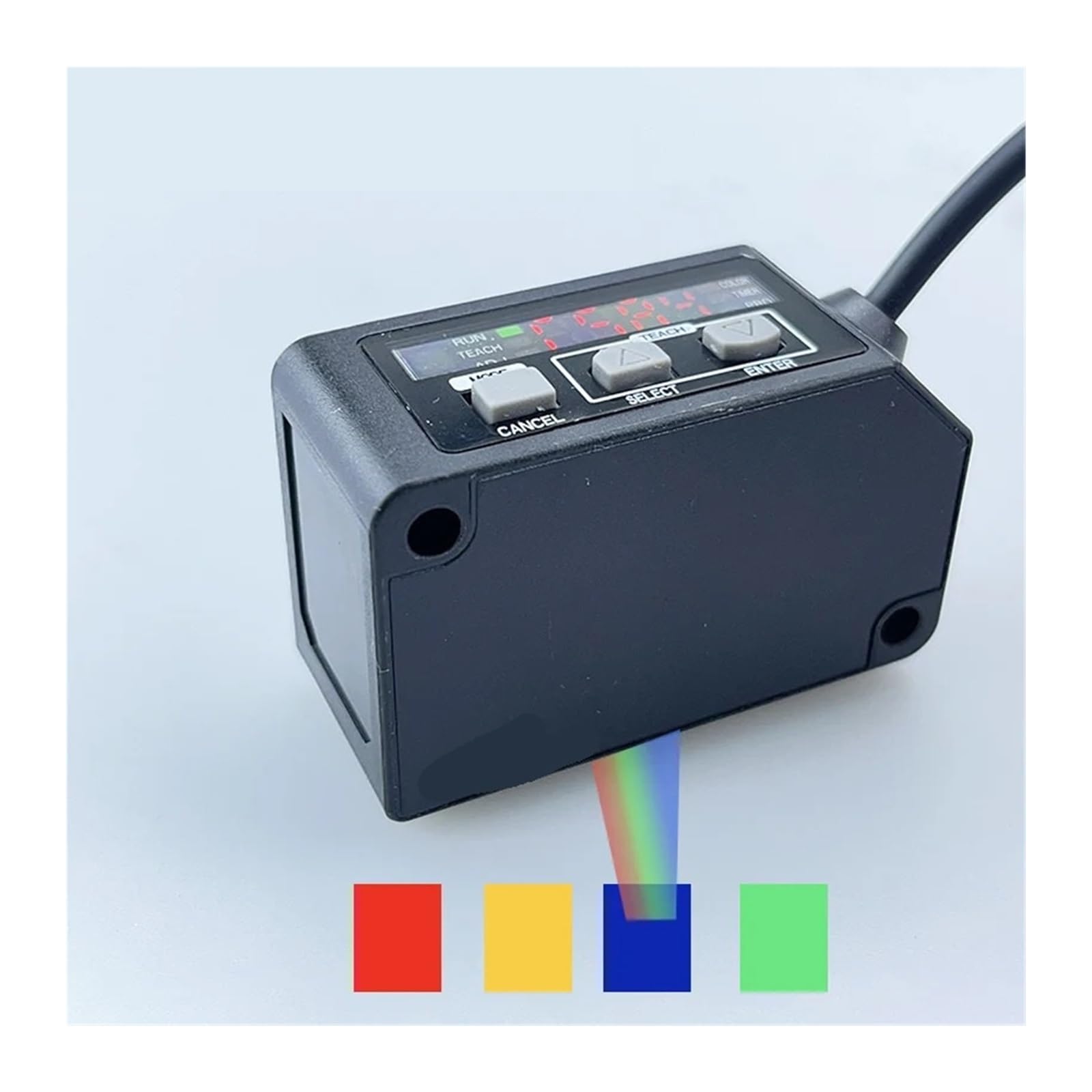 PM-A101 Farbsensor Farberkennungsmarkierung Digitale Markierungsübertragung Optischer fotoelektrischer Sensor(PM-A101-25mm)