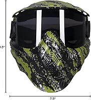 Vista 7 de HK Army HSTL Gafas Máscara de Paintball Airsoft con Lente Térmica Antivaho
