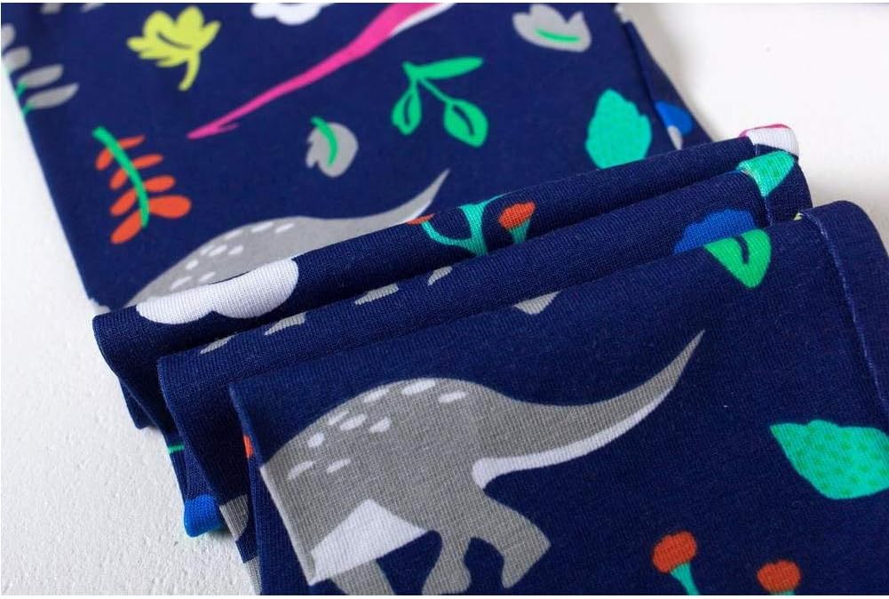 Toddler Girls Dinosaur Leggings Soft Stretchy Graphic Printed Pants 2-8 Years