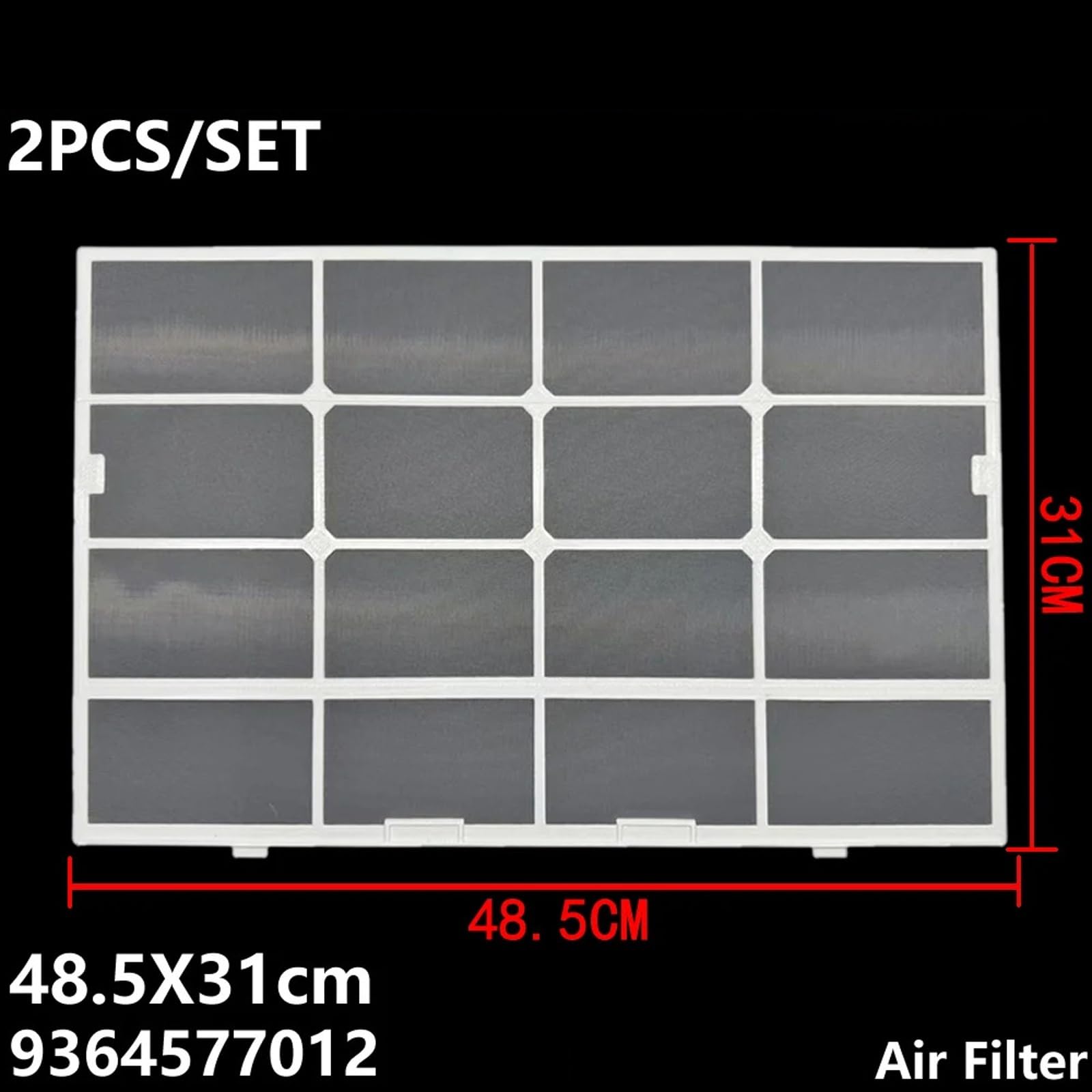 Filtro Del Condizionatore D'aria Compatibile Con Fujitsu,9364577012