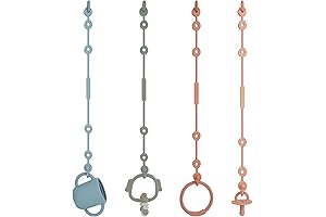 Silicone Baby Strap Holders - Keeps Toys Close with Stretchy Sippy Cup Straps