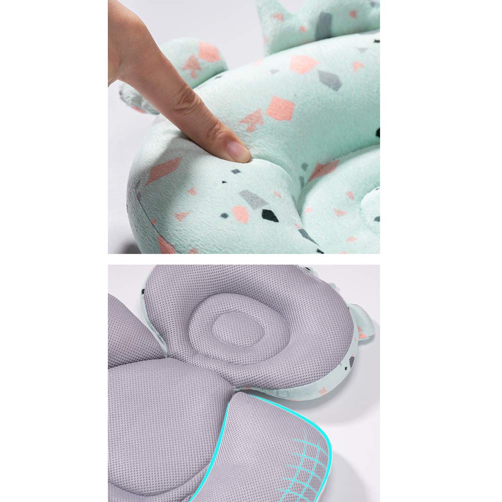 LTSWEET Copriseduta Passeggino Universale Cuscino Pads Invernale Traspirante Confortevole Protettori per Sedile Seggiolone Pappa Seggiolino Auto per Bambini Cuscino,Blu