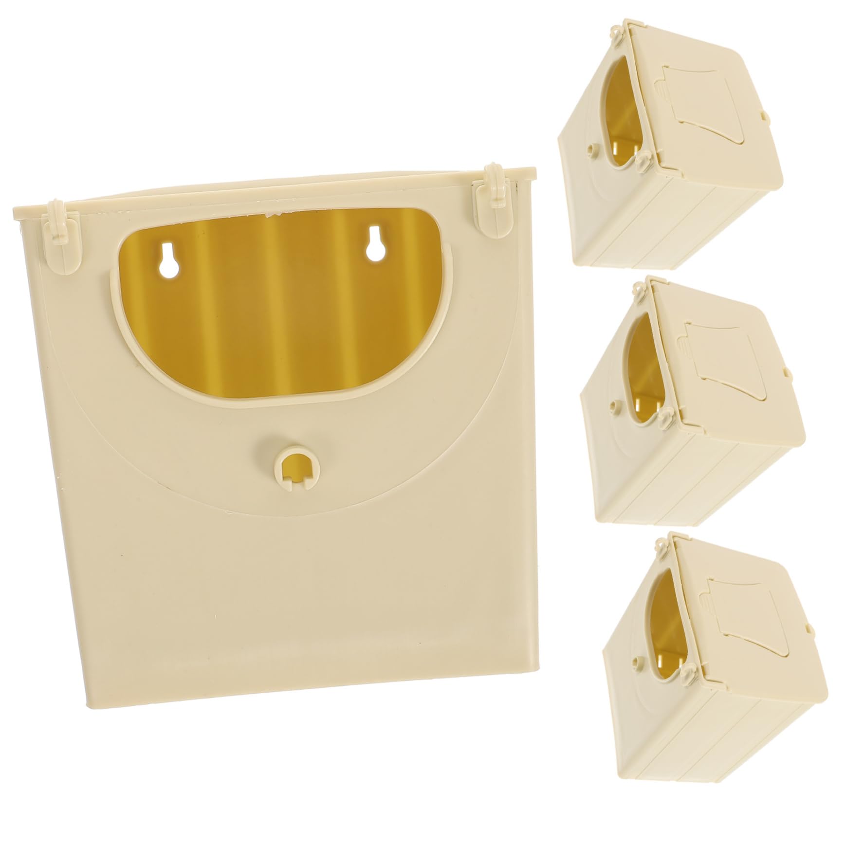 BESPORTBLE 12 Nido per Uccelli in Plastica Resistente e Traspirante per Parrocchetti Australiani Cocorite e Pappagalli Ottimale per Allevamento e Nidificazione Decorazione per e