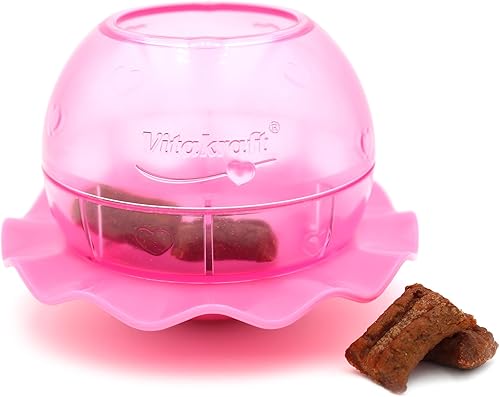 Miniatura 2 de Vitakraft Juguete dispensador de golosinas rompecabezas, combo de bocados carnosos