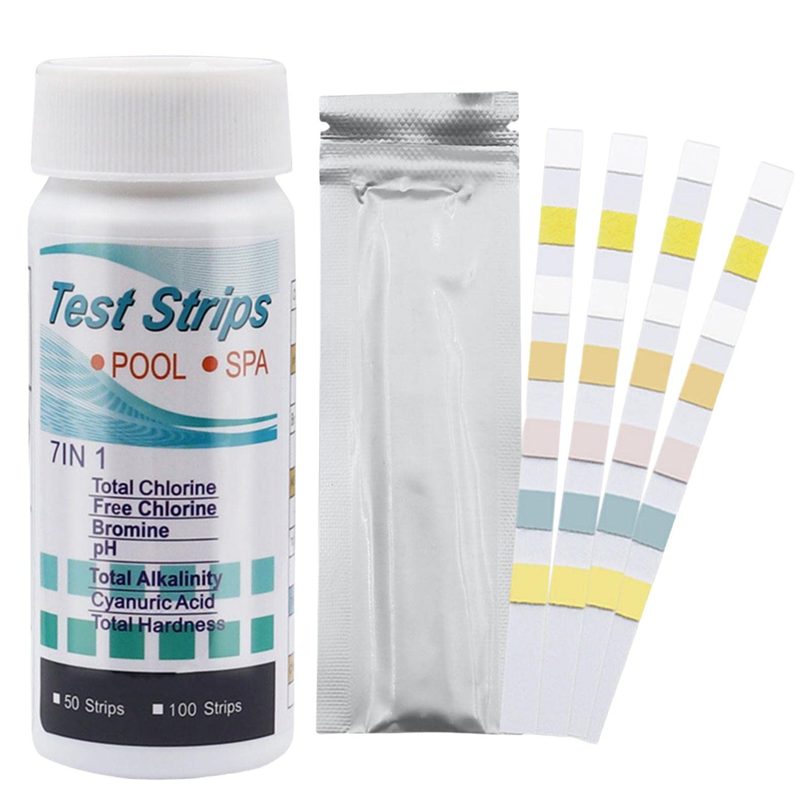 Club Bollywood®Pool Test Strips Quick and Accurate for Swimming Pool Household Water 50Pcs|Home & Garden | Pools & Spas |Optional:-picture-26