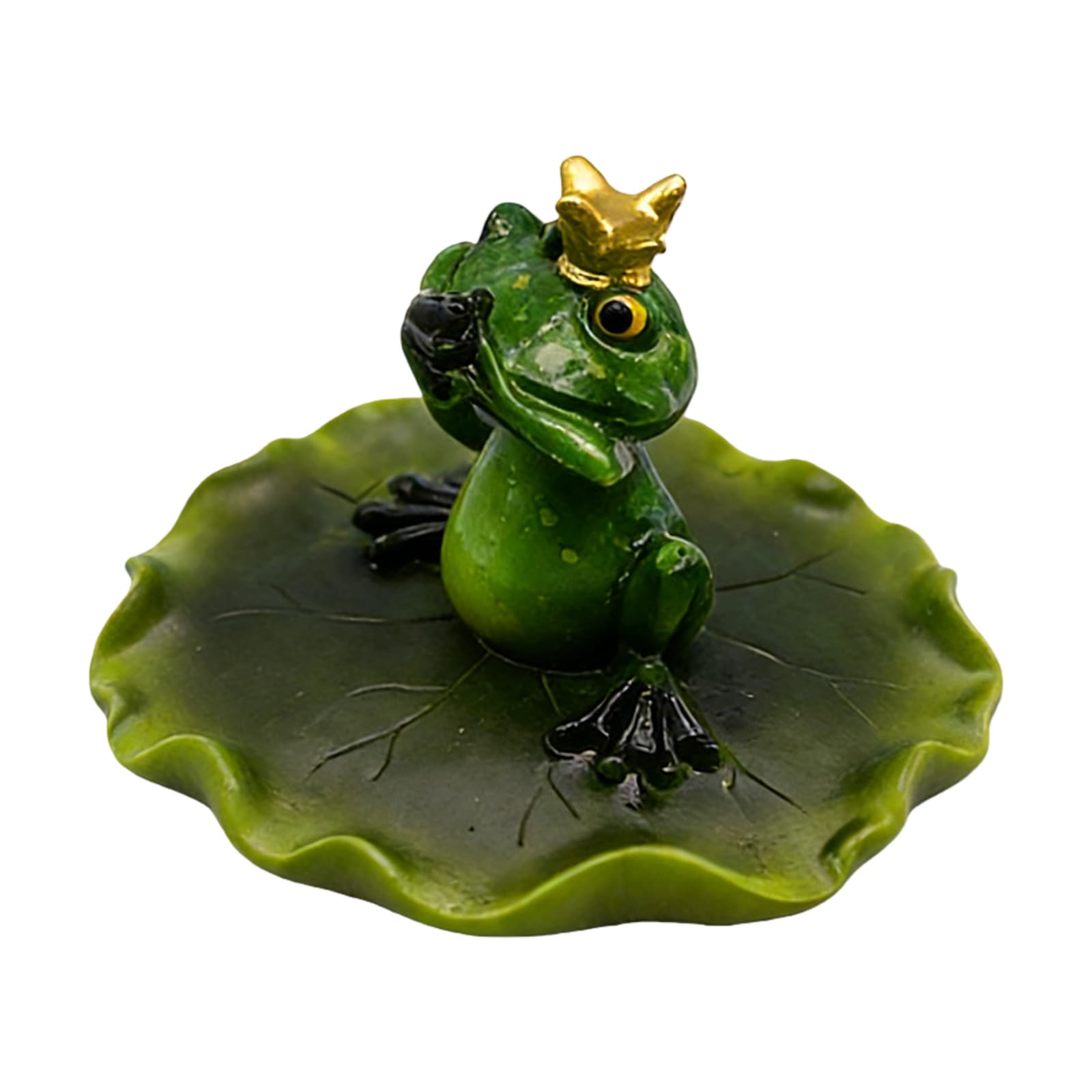 Snorvixre Artistic Floating Frogs Statue Resin Ornament for Home Garden Pond Creative Pond Frogs Statue