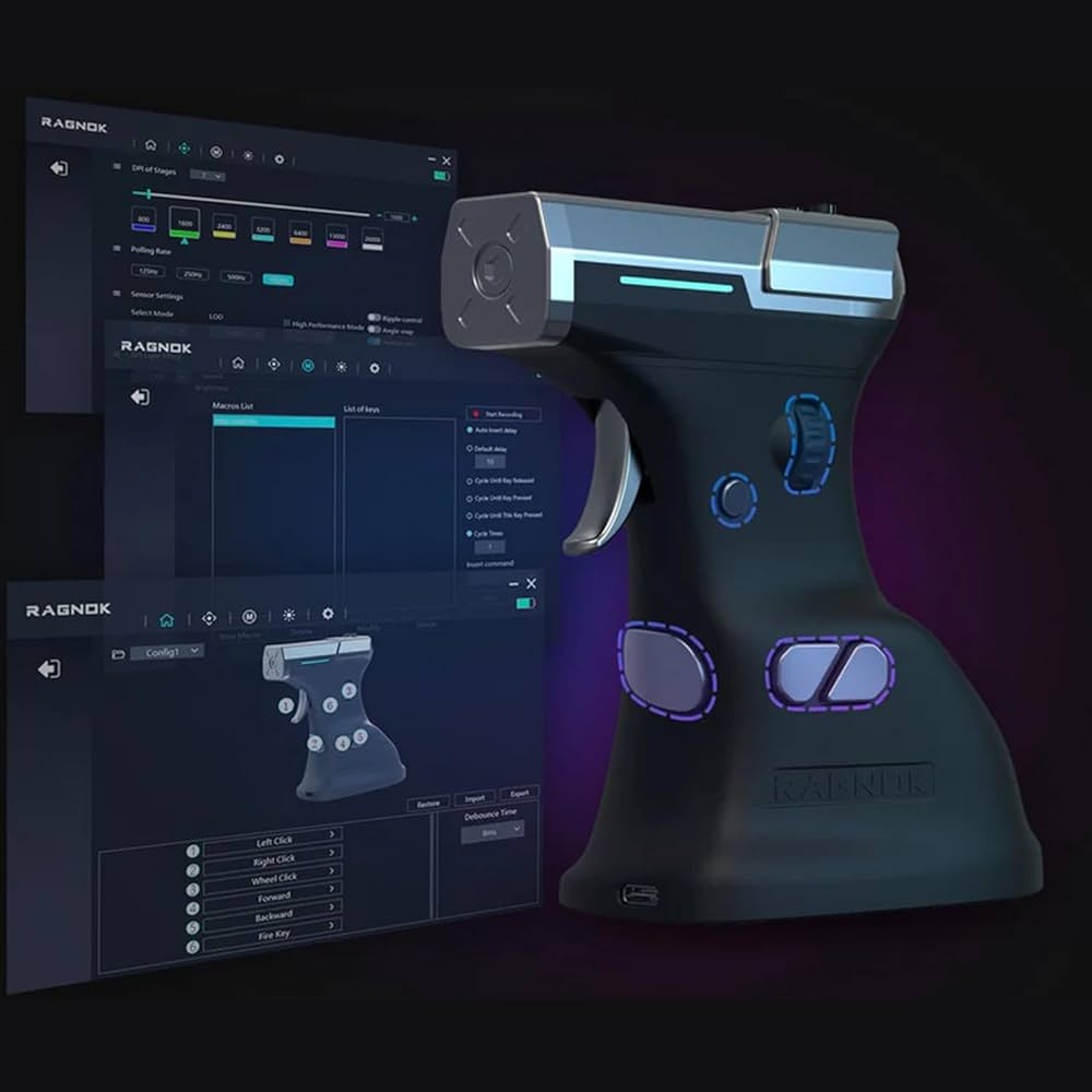 Amazon.co.jp: Ragnok ErgoStrike7 FPSゲーミングマウス