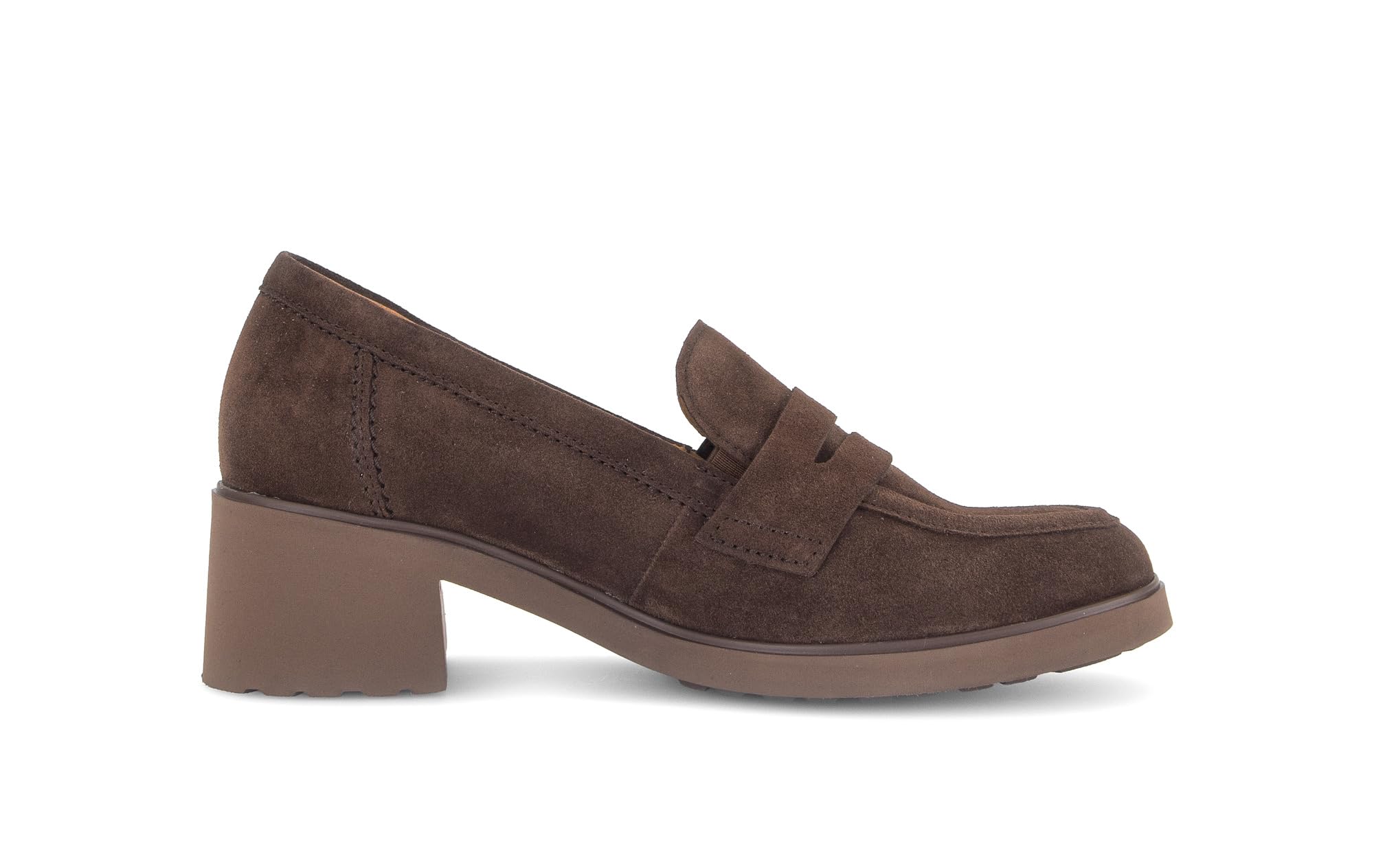 Gabor Damskie buty wsuwane i mokasyny 4007.01 w kolorze brązowym zamszowym