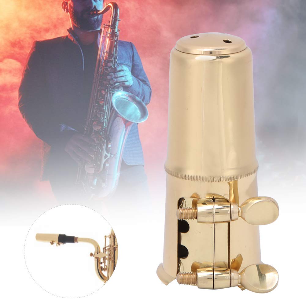 Kit sassofono contralto in ottone con legatura per bocchino per accessori per sassofono Fascetta Bocchino Sax Contralto