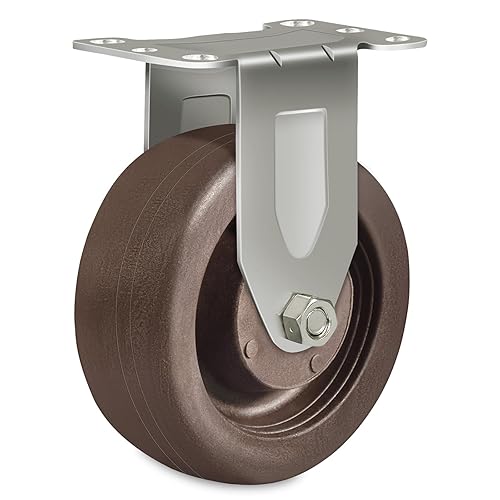 Miniatura 26 de 4 ruedas resistentes de 1.5 pulgadas, soporte de acero inoxidable para horno de alta temperatura, juego de 4 con capacidad de hasta 2800 libras